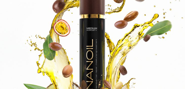 Olio naturale per capelli Nanoil